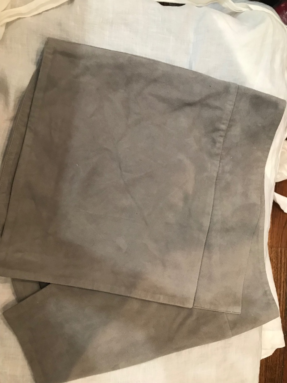 Michelle Mason suede mini skirt 0 nwt